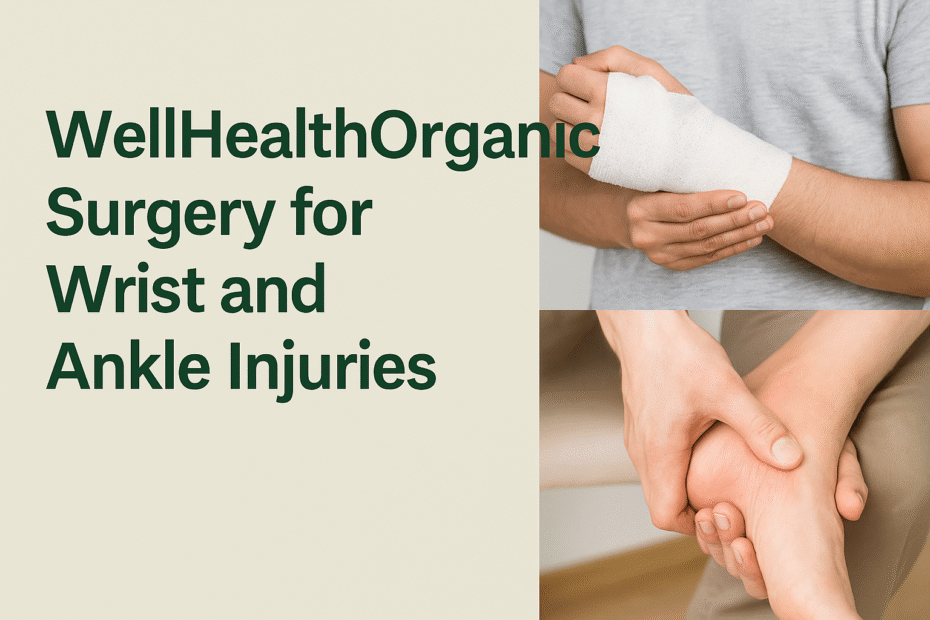 WellHealthOrganic Surgery For Wrist and Ankle Injuries