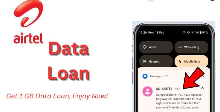 airtel data loan number